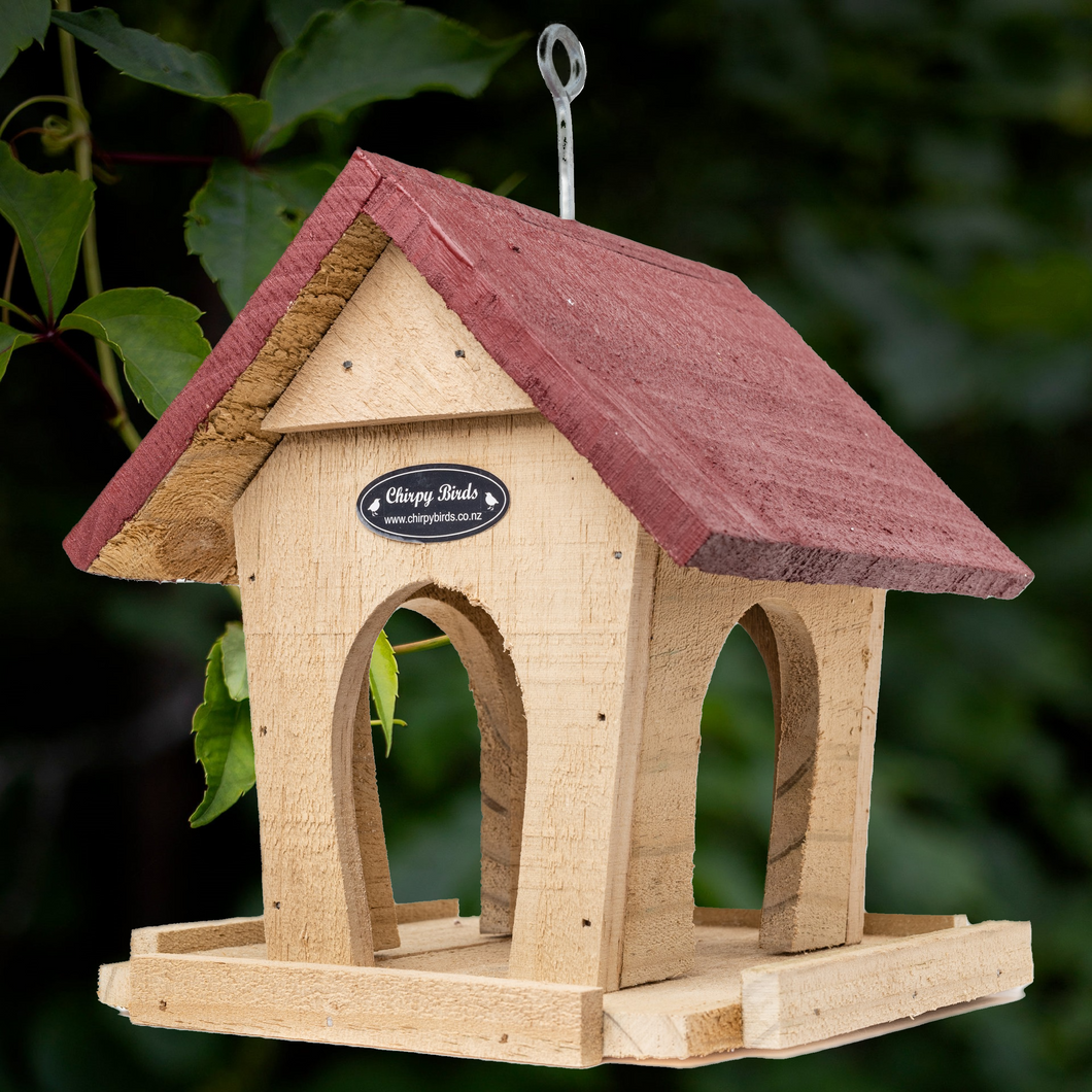 Small Feeder - Standard - Red Painted Roof